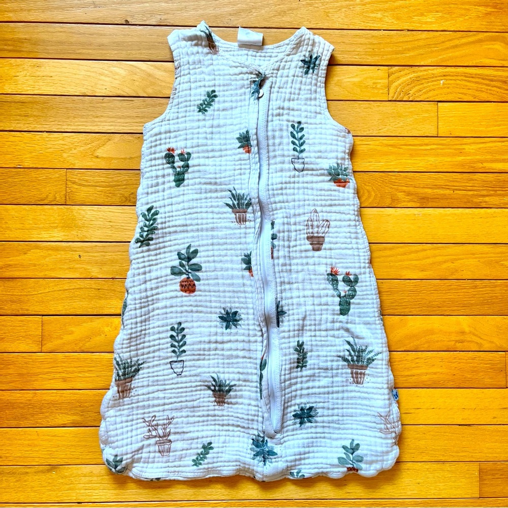 Little Unicorn Cactus Cotton Muslin Sleep Sack Size 6-12 months